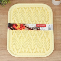 Поднос с вкладышем для сушки посуды &laquo;Колос&raquo;, 45,5&times;36 см, цвет МИКС