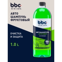 Автошампунь BiBiCare с полирующим эффектом фруктовый, 1 л Ln4123, контактный