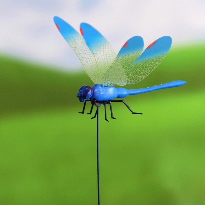 Штекер Штекер "Стрекоза Сенди" 14х9см/45см, набор 6шт, МИКС