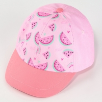 Кепка детская для девочки &laquo;Арбузики&raquo;, р-р. 48-50