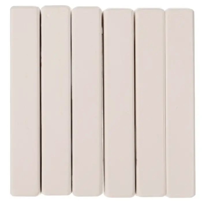 Мелки белые школьные 6 шт. &laquo;Смешарики&raquo;, прямоугольные