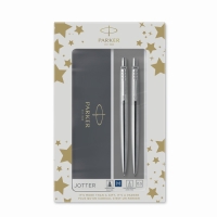 Набор Parker Jotter Core KB61 Stainless Steel CT, ручка шариковая, корпус из нержавеющей стали + карандаш механический 0.5 мм Набор Parker Jotter Core KB61 Stainless Steel CT, ручка шариковая, корпус из нержавеющей стали + карандаш механический 0.5 мм