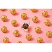 Фольга для конфет, золотая, 10 х 10 см, 100 шт