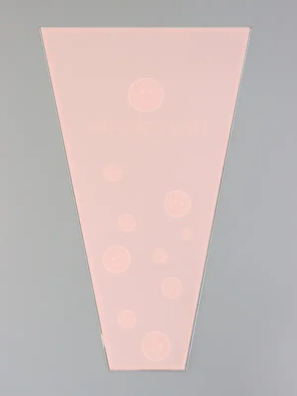 Пакет цветочный Конус, розовый, 28&times;9&times;44 см&plusmn;1 см