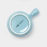 Кокотницы Magistro &laquo;Церера&raquo;, набор 2 шт., 100 мл, d=7.5 см, фарфор, голубые