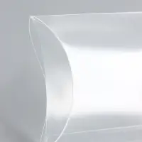 Складная прозрачная коробка из PVC, для упаковки подарков, 9&times;7&times;2.5 см