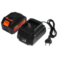 Аккумуляторная угловая шлифмашина KINGQUEEN KQ-YJ803A, бесщеточная, 18 В, 2х4 Ач, d=125 мм