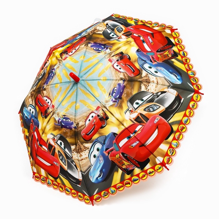 Зонт десткий, Тачки, 8 спиц d=87см Зонт десткий, Тачки, 8 спиц d=87см