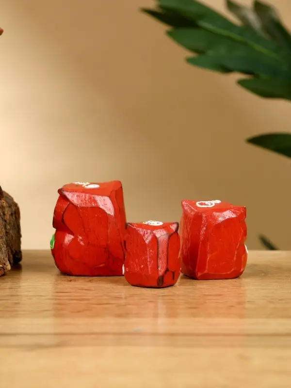 Набор сувенирный "Совята" дерево H 4, 3, 2 см, цв. коричневый