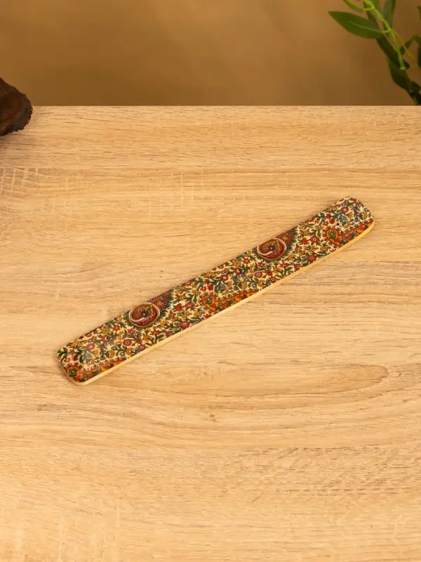 Подставка под благовония &laquo;Турецкие огурцы&raquo;, 26&times;4 см, манговое дерево