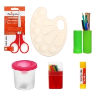 Набор первоклассника в папке Calligrata &laquo;Универсальный&raquo;, 70 предметов, с пособиями