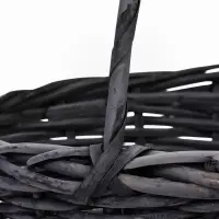 Набор корзин 3 шт ИВА 36x36x14 30x30x12 25x25x11 см ПЛЕТ ручка h=23/20/17 см