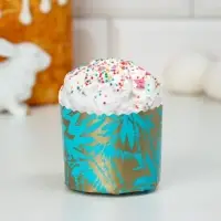 Форма для кулича бумажная Деко-про &laquo;Сказочный лес&raquo;, 7&times;6 см, МИКС