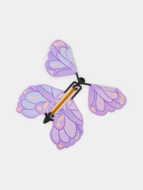 Бум-коробка подарочная с бабочками &laquo;Поздравляю&raquo;, 12 х 12 х 12 см