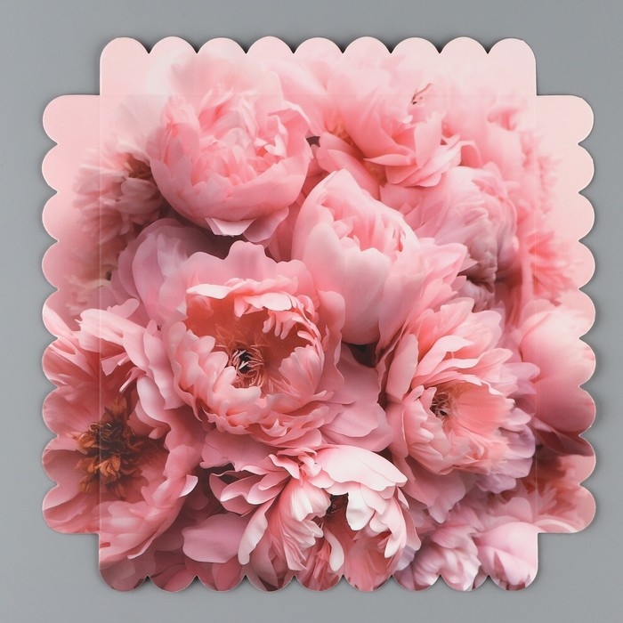 Коробка кондитерская, сундук, упаковка, &laquo;Лепестки счастья&raquo;, 20 х 20 х 20 см