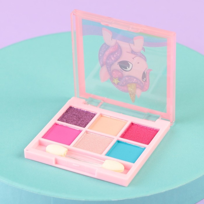 Тени детские &laquo;Единорожек&raquo;, 6 цветов