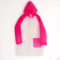 Дождевик детский &laquo;Гуляем под дождём&raquo;, розовый, M, виды МИКС