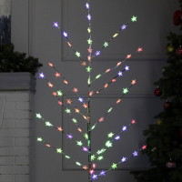 Светодиодный куст «Звёзды» 1.5 м, 84 LED, мигание, 220 В, свечение мульти (RG/RB) Светодиодный куст «Звёзды» 1.5 м, 84 LED, мигание, 220 В, свечение мульти (RG/RB)