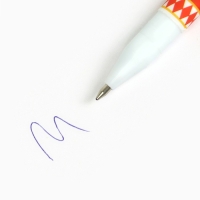 Ручка шариковая с колпачком &laquo;Новый год: Новогодняя почта&raquo;, пластик, синяя паста 0.7 мм