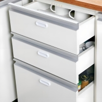 Ручка мебельная самоклеющаяся CAPPIO, L=106 мм, пластик, цвет белый Ручка мебельная самоклеющаяся CAPPIO, L=106 мм, пластик, цвет белый