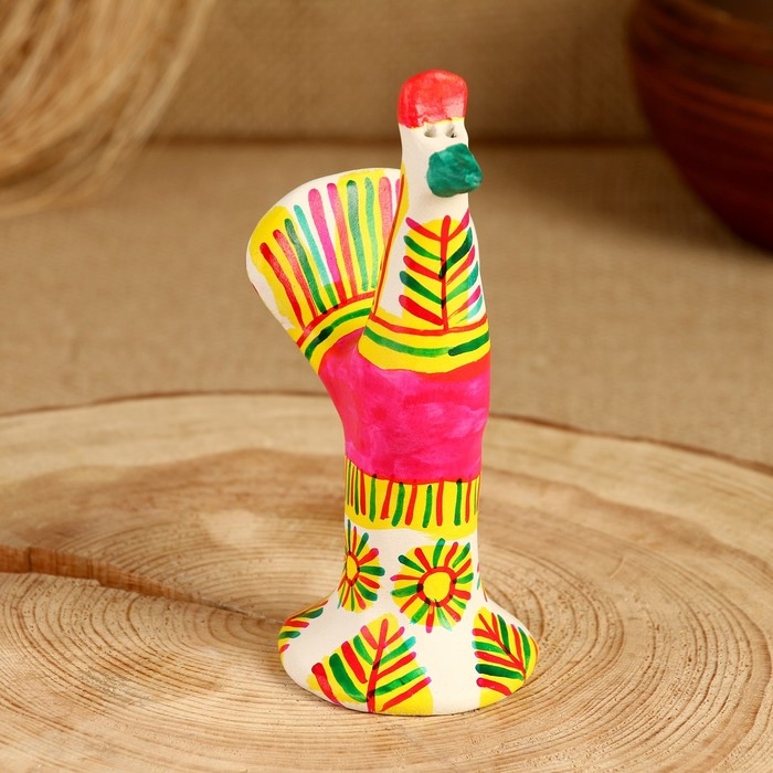 Филимоновская игрушка &laquo;Павлин&raquo;, 10 х 13 см