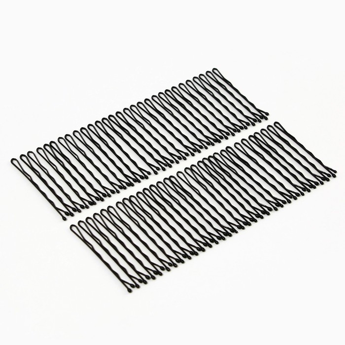 Невидимки для волос &laquo;Нежность&raquo; 60 шт, 4,5 см