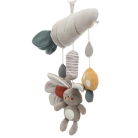 Подвеска - погремушка &laquo;Зайка Бонни&raquo;, пищит, шуршит, на кроватку, коляску, Крошка Я