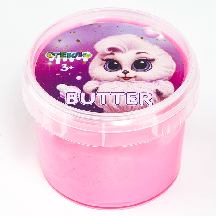 Слайм &laquo;Стекло&raquo;, серия Butter, розовый цвет, 75 г
