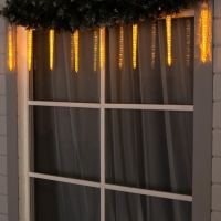 Гирлянда «Сосульки рифленые» 2.5 × 0.3 м, IP65, прозрачная нить, 192 LED, свечение жёлтое с эффектом стекания, 12 В Гирлянда «Сосульки рифленые» 2.5 × 0.3 м, IP65, прозрачная нить, 192 LED, свечение жёлтое с эффектом стекания, 12 В