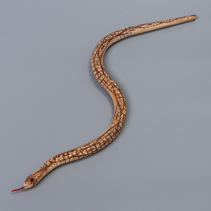 Новый год! Деревянная игрушка &laquo;Змея&raquo;, 50 &times; 1,6 &times; 1,6 см МИКС