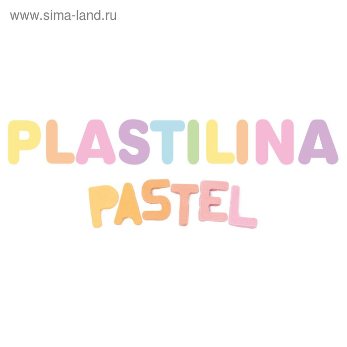 Пластилин на растительной основе 6 цветов, 300 г, JOVI, пастельная палитра. картон, ДЛЯ МАЛЫШЕЙ