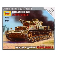 Сборная модель «Немецкий средний танк Т-IV», Звезда, 1:100, (6151) Сборная модель «Немецкий средний танк Т-IV», Звезда, 1:100, (6151)