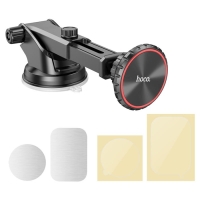 Автомобильный держатель Hoco CA98, для 4.5-7 дюймов, магнитный, чёрный Автомобильный держатель Hoco CA98, для 4.5-7 дюймов, магнитный, чёрный