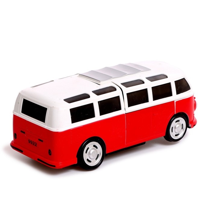 Робот &laquo;Ретро автобус&raquo;, световые и звуковые эффекты, трансформируется