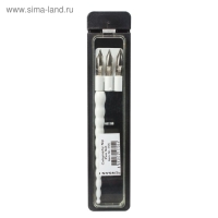 Набор перьев круглых 3 штуки: 1, 1.5, 2 мм + держатель пластиковый, микс RIO Набор перьев круглых 3 штуки: 1, 1.5, 2 мм + держатель пластиковый, микс RIO