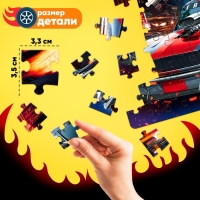 Пазлы светящиеся &laquo;Ночные гонки&raquo;, 88 деталей