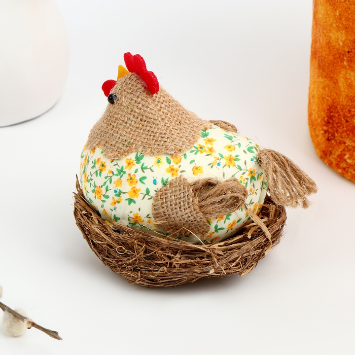 Декор пасхальный &laquo;Курочка&raquo; 14,5 &times; 14,5 &times; 13,5 см
