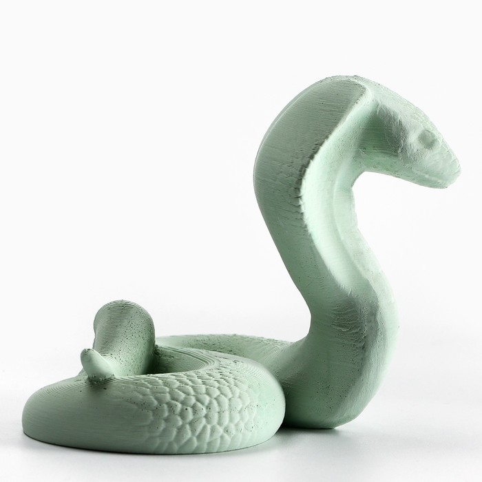 Подставка новогодняя под телефон &laquo;Кобра&raquo;, зелёная, 8,5 х 7,5 см