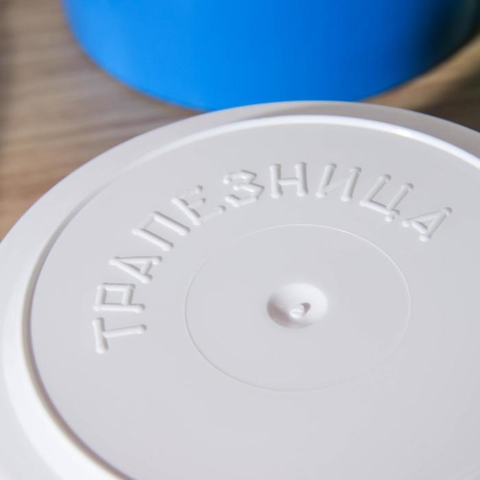 Набор пищевых контейнеров «Трапезница», 3 шт: 0,6 л,1 л, 1 л, цвет микс Набор пищевых контейнеров «Трапезница», 3 шт: 0,6 л,1 л, 1 л, цвет микс