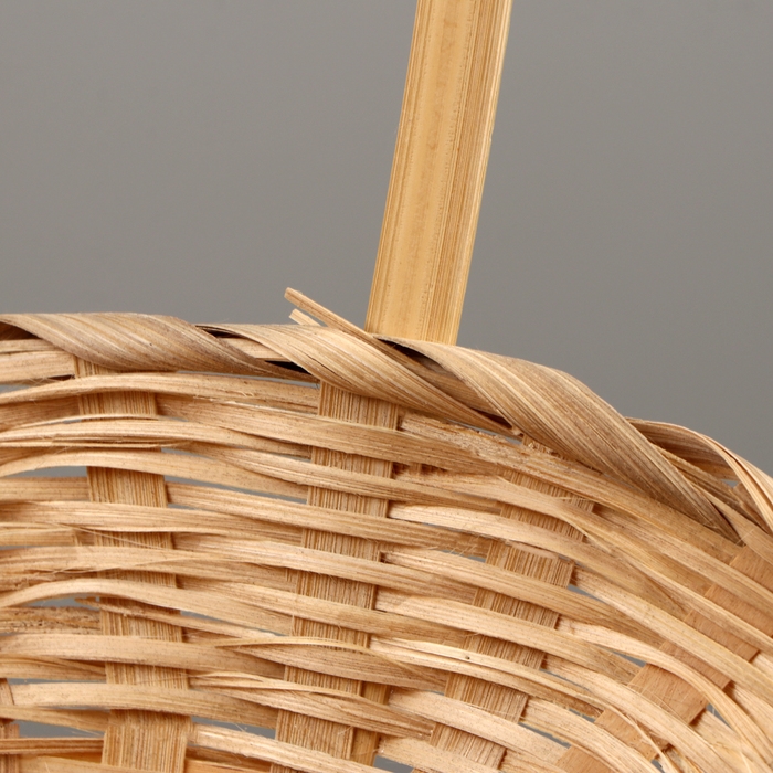 Корзина плетёная,D21/13 x H14/29см, бамбук, натуральный Корзина плетёная,D21/13 x H14/29см, бамбук, натуральный