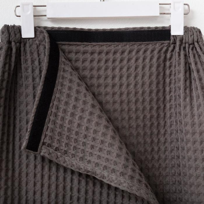 Парео вафельное банное Этель Парео вафельное банное Этель "Boho" 80*145 см. цв. светло-серый, 100% хл, 290 г/м2