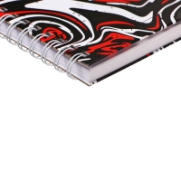 Скетчбук А5, 80 листов на гребне по короткой стороне "Гипноз", твёрдая обложка, блок 100 г/м&sup2;