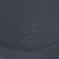 Кашпо на ножках &laquo;Флориан&raquo;, 4,2 л, d=25 см, h=18,5 см, цвет графитовый