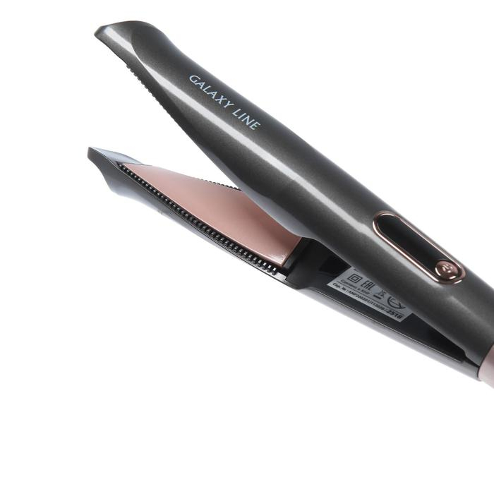 Выпрямитель Galaxy GL 4521, 70 Вт, керамическое покрытие, 91х26 мм, до 220&deg;C, золотистый