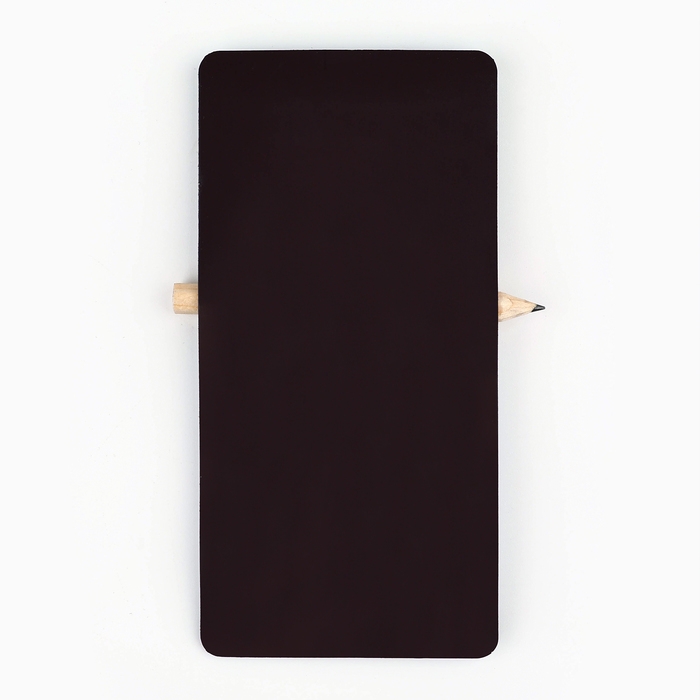 Магнит новогодний с блоком для записи и карандашом &laquo;Новый год: Богатого года&raquo;, 7 х 14,4 см