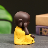 Фигурка "Будда", 7х5 см, желтая Фигурка "Будда", 7х5 см, желтая