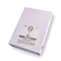 Зеркало на гибкой ножке &laquo;Овал&raquo;, двустороннее, с увеличением, зеркальная поверхность 14 &times; 17 см, цвет медный/белый