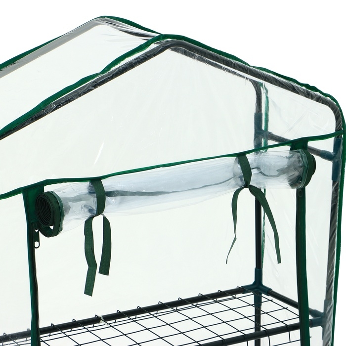 Парник-стеллаж, 3 полки, 110 × 22 × 65 см, металлический каркас d = 12 мм, чехол плёнка 80 мкм, Greengo Парник-стеллаж, 3 полки, 110 × 22 × 65 см, металлический каркас d = 12 мм, чехол плёнка 80 мкм, Greengo