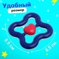 Погремушка детская &laquo;Сердечко&raquo;