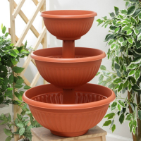 Каскад для цветов «Ливия», цвет терракотовый Каскад для цветов «Ливия», цвет терракотовый